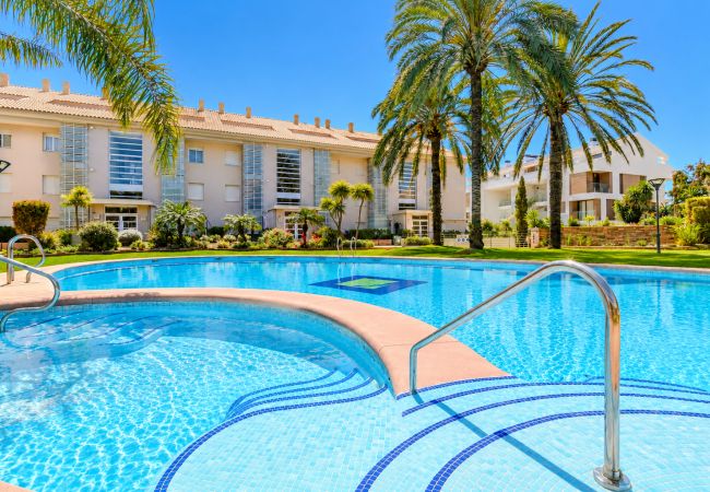 Appartement à Javea / Xàbia - Golden Gardens Duplex Apartment Javea Arenal , 3 Terrasses, AACC, Wifi, a 600m de la Plage