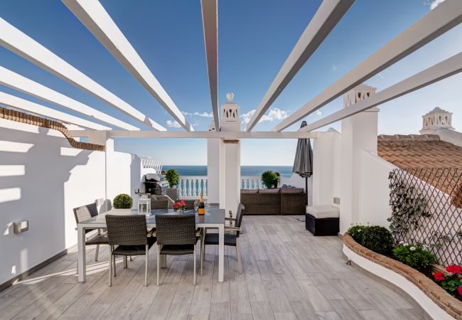 Appartement à Benalmádena - Balcon de Benalmadena - Unique Penthouse Terrace w/ Mediterranean View