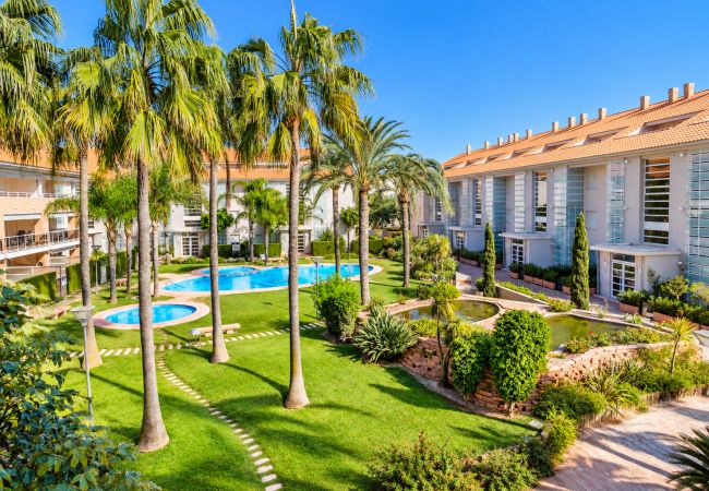 Apartamento em Javea / Xàbia - Golden Gardens Apartment Javea Arenal, Terraço, AACC, Wifi e apenas 600m da praia