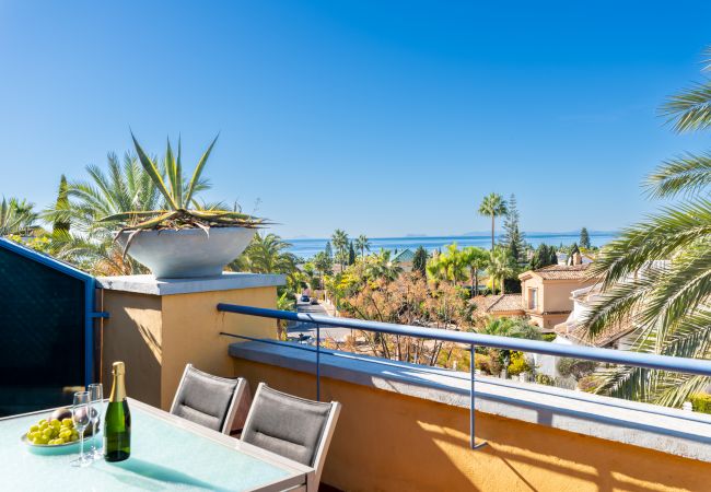 Apartamento em Marbella - Bahia de Marbella | 3 bedroom beach apartment with sea view