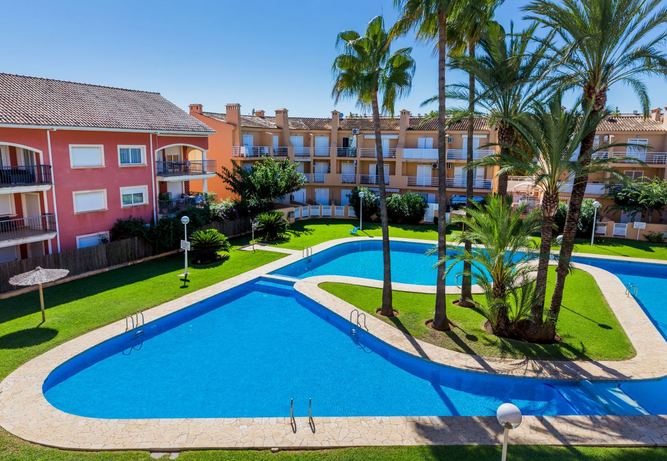 Апартаменты на Хавеа / Javea - La Romana Triplex Apartment Javea Arenal, con Terraza, AC, Piscina , Jardín, Tennis,